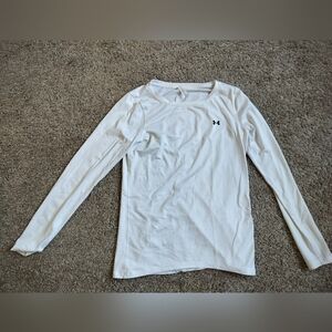 Under Armour White Long Sleeve Shirt